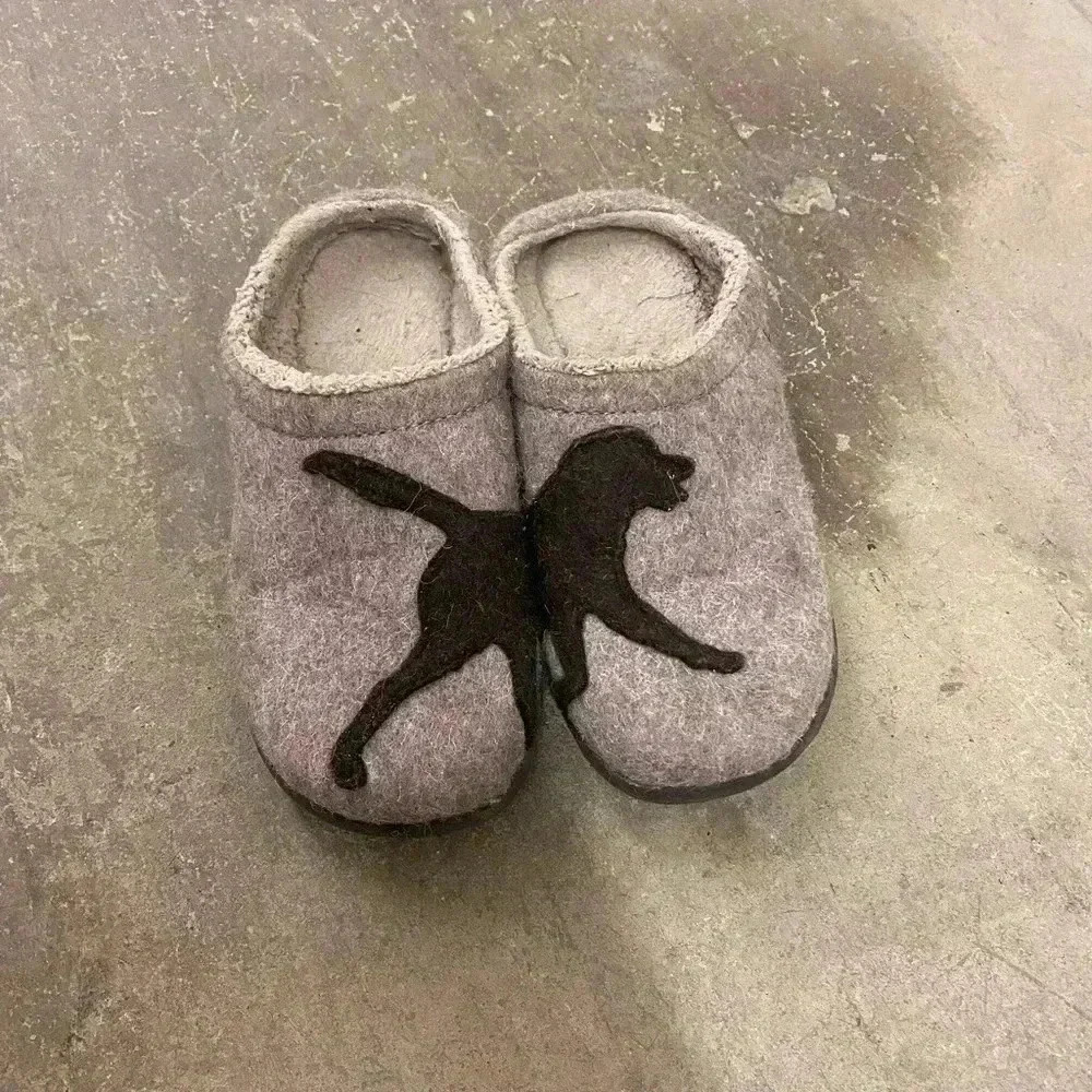 LL Bean‎  dog  wool slippers